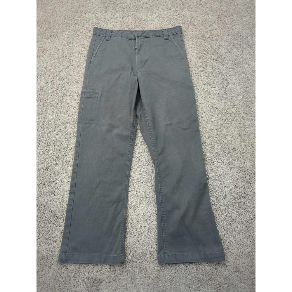 Craftsman Pants Mens 32x30 Gray‎ Straight Cotton Blend Utility Workwear